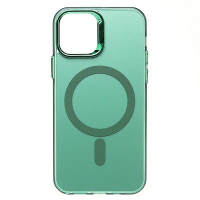 Чехол-накладка для Apple iPhone 12 (зеленый) - SM025 SafeMag