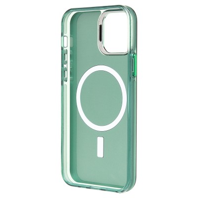 Чехол-накладка для Apple iPhone 12 (зеленый) - SM025 SafeMag