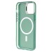 Чехол-накладка для Apple iPhone 12 (зеленый) - SM025 SafeMag