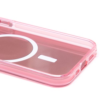 Чехол-накладка для Apple iPhone 12 (розовый) - SM025 SafeMag