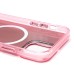Чехол-накладка для Apple iPhone 12 (розовый) - SM025 SafeMag