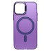 Чехол-накладка для Apple iPhone 12 (фиолетовый) - SM025 SafeMag