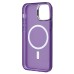 Чехол-накладка для Apple iPhone 12 (фиолетовый) - SM025 SafeMag