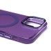 Чехол-накладка для Apple iPhone 12 (фиолетовый) - SM025 SafeMag