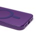 Чехол-накладка для Apple iPhone 12 (фиолетовый) - SM025 SafeMag