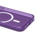 Чехол-накладка для Apple iPhone 12 (фиолетовый) - SM025 SafeMag
