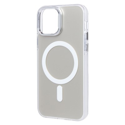 Чехол-накладка для Apple iPhone 12 (белый) - SM025 SafeMag