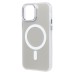 Чехол-накладка для Apple iPhone 12 (белый) - SM025 SafeMag
