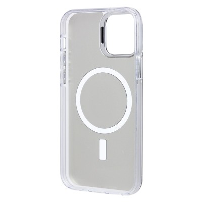 Чехол-накладка для Apple iPhone 12 (белый) - SM025 SafeMag