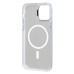 Чехол-накладка для Apple iPhone 12 (белый) - SM025 SafeMag