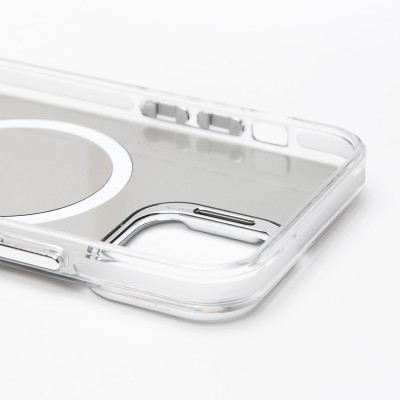 Чехол-накладка для Apple iPhone 12 (белый) - SM025 SafeMag