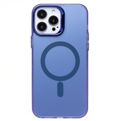Чехол-накладка для Apple iPhone 13 Pro Max (синий) - SM025 SafeMag Чехол-накладка для Apple iPhone 13 Pro Max (синий) - SM025 SafeMag