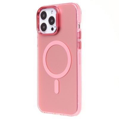 Чехол-накладка для Apple iPhone 13 Pro Max (розовый) - SM025 SafeMag Чехол-накладка для Apple iPhone 13 Pro Max (розовый) - SM025 SafeMag
