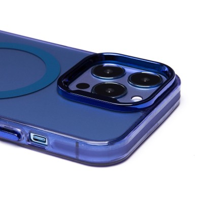Чехол-накладка для Apple iPhone 13 Pro (синий) - SM025 SafeMag