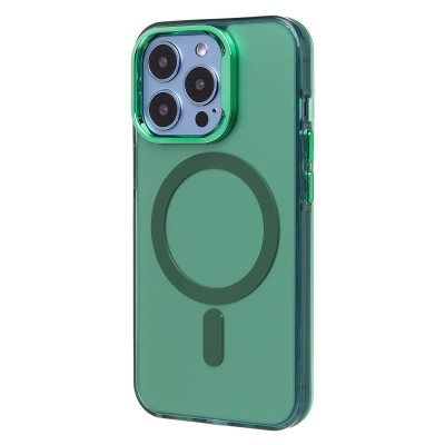 Чехол-накладка для Apple iPhone 13 Pro (зеленый) - SM025 SafeMag