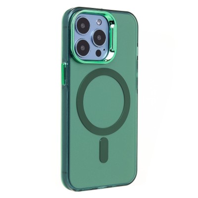 Чехол-накладка для Apple iPhone 13 Pro (зеленый) - SM025 SafeMag