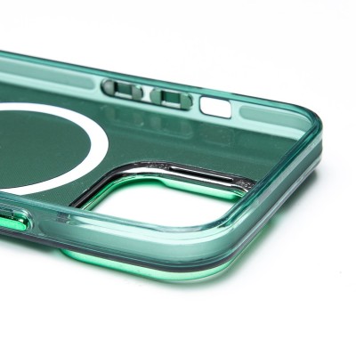 Чехол-накладка для Apple iPhone 13 Pro (зеленый) - SM025 SafeMag