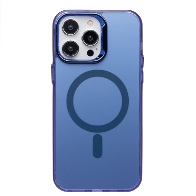 Чехол-накладка для Apple iPhone 14 Pro Max (синий) - SM025 SafeMag