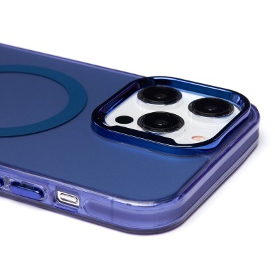 Чехол-накладка для Apple iPhone 14 Pro Max (синий) - SM025 SafeMag