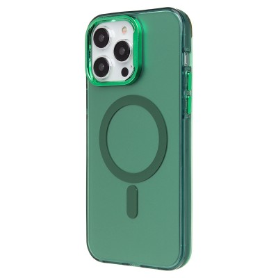 Чехол-накладка для Apple iPhone 14 Pro Max (зеленый) - SM025 SafeMag