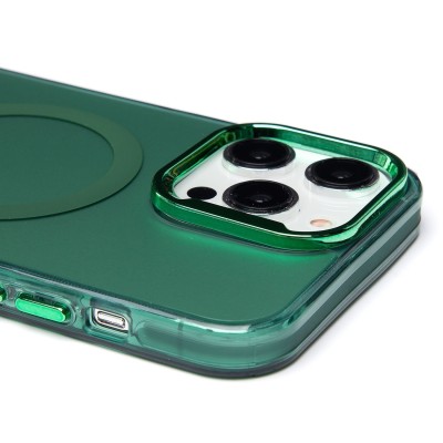 Чехол-накладка для Apple iPhone 14 Pro Max (зеленый) - SM025 SafeMag