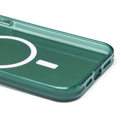 Чехол-накладка для Apple iPhone 14 Pro Max (зеленый) - SM025 SafeMag