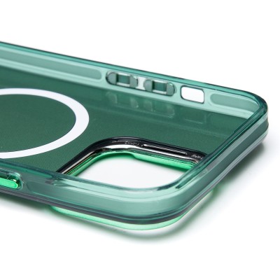 Чехол-накладка для Apple iPhone 14 Pro Max (зеленый) - SM025 SafeMag