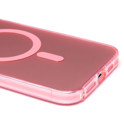 Чехол-накладка для Apple iPhone 14 Pro Max (розовый) - SM025 SafeMag Чехол-накладка для Apple iPhone 14 Pro Max (розовый) - SM025 SafeMag
