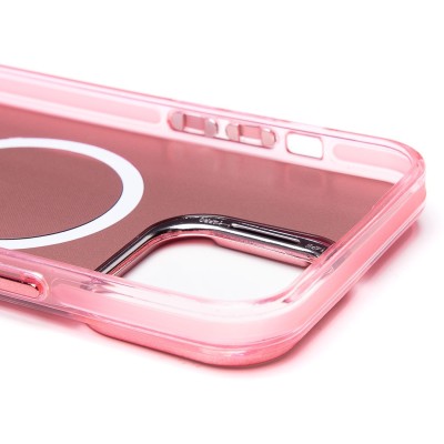 Чехол-накладка для Apple iPhone 14 Pro Max (розовый) - SM025 SafeMag Чехол-накладка для Apple iPhone 14 Pro Max (розовый) - SM025 SafeMag