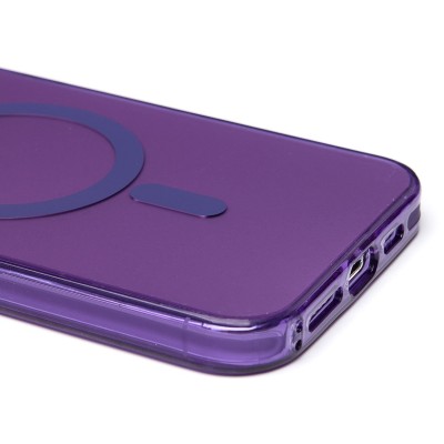 Чехол-накладка для Apple iPhone 14 Pro Max (фиолетовый) - SM025 SafeMag