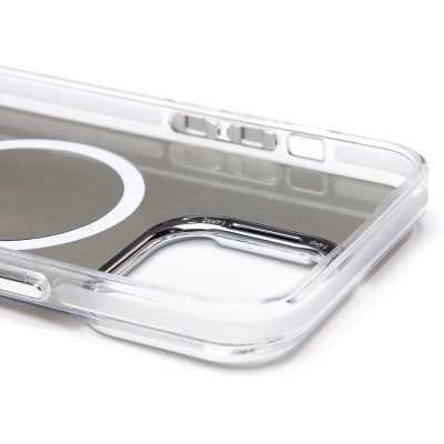 Чехол-накладка для Apple iPhone 14 Pro Max (белый) - SM025 SafeMag