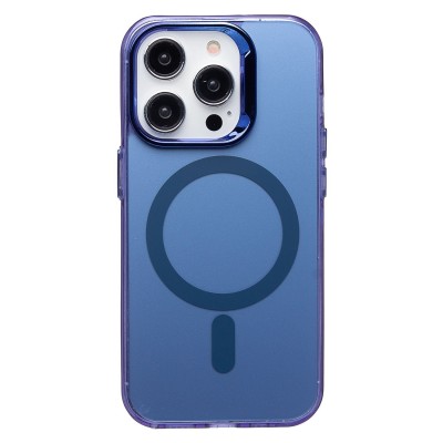 Чехол-накладка для Apple iPhone 14 Pro (синий) - SM025 SafeMag