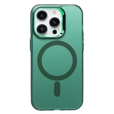 Чехол-накладка для Apple iPhone 14 Pro (зеленый) - SM025 SafeMag