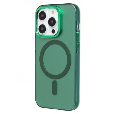 Чехол-накладка для Apple iPhone 14 Pro (зеленый) - SM025 SafeMag Чехол-накладка для Apple iPhone 14 Pro (зеленый) - SM025 SafeMag