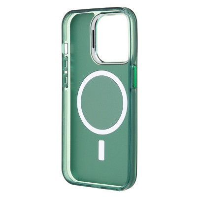 Чехол-накладка для Apple iPhone 14 Pro (зеленый) - SM025 SafeMag Чехол-накладка для Apple iPhone 14 Pro (зеленый) - SM025 SafeMag
