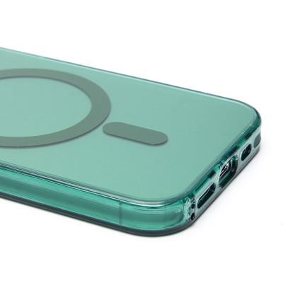 Чехол-накладка для Apple iPhone 14 Pro (зеленый) - SM025 SafeMag Чехол-накладка для Apple iPhone 14 Pro (зеленый) - SM025 SafeMag