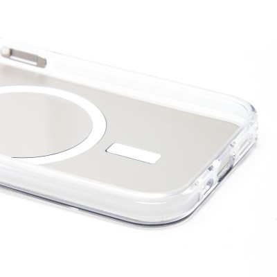 Чехол-накладка для Apple iPhone 14 Pro (белый) - SM025 SafeMag