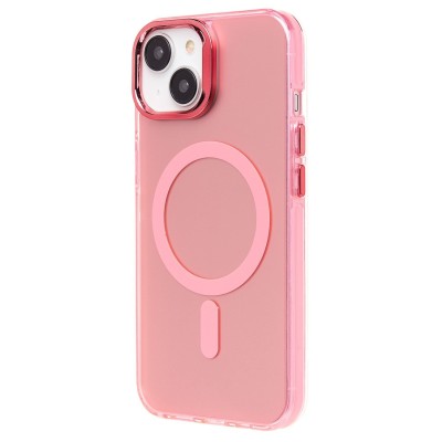 Чехол-накладка для Apple iPhone 13 (розовый) - SM025 SafeMag