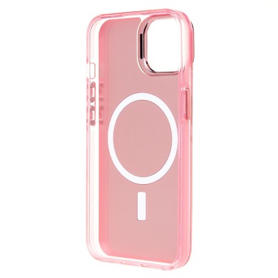 Чехол-накладка для Apple iPhone 13 (розовый) - SM025 SafeMag