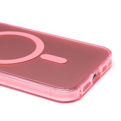 Чехол-накладка для Apple iPhone 13 (розовый) - SM025 SafeMag