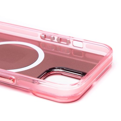 Чехол-накладка для Apple iPhone 13 (розовый) - SM025 SafeMag