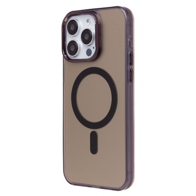 Чехол-накладка для Apple iPhone 15 Pro Max (черный) - SM025 SafeMag