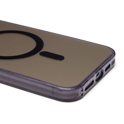Чехол-накладка для Apple iPhone 15 Pro Max (черный) - SM025 SafeMag