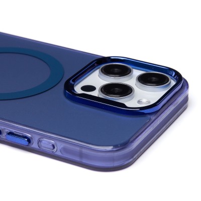 Чехол-накладка для Apple iPhone 15 Pro Max (синий) - SM025 SafeMag