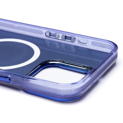 Чехол-накладка для Apple iPhone 15 Pro Max (синий) - SM025 SafeMag