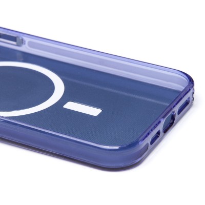 Чехол-накладка для Apple iPhone 15 Pro Max (синий) - SM025 SafeMag