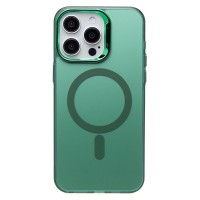 Чехол-накладка для Apple iPhone 15 Pro Max (зеленый) - SM025 SafeMag