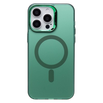 Чехол-накладка для Apple iPhone 15 Pro Max (зеленый) - SM025 SafeMag