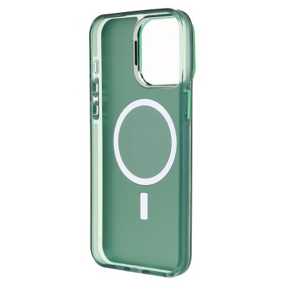 Чехол-накладка для Apple iPhone 15 Pro Max (зеленый) - SM025 SafeMag