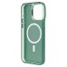 Чехол-накладка для Apple iPhone 15 Pro Max (зеленый) - SM025 SafeMag